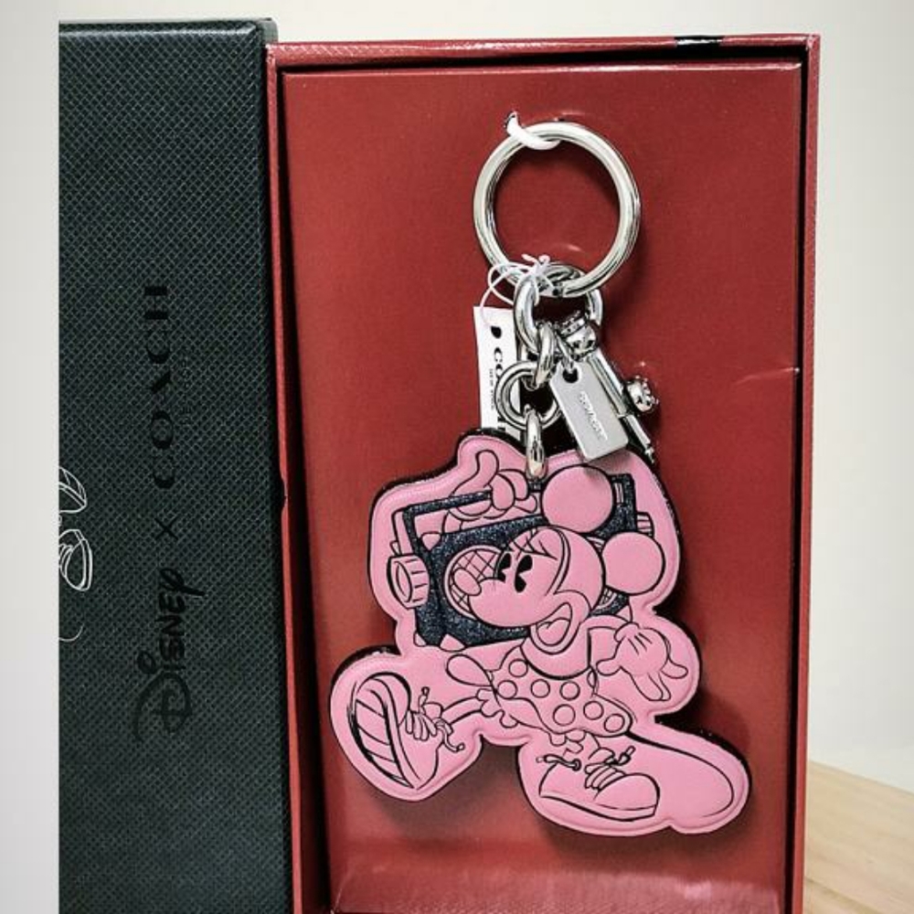 Coach X Disney Boxed Minnie Mouse Bag Charm - Picture 4 of 4